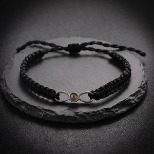 Eternal Connection Macrame Hidden Photo Bracelet - Hidden Forever