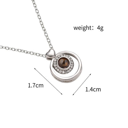Eternal Heart Projection Necklace - Hidden Forever