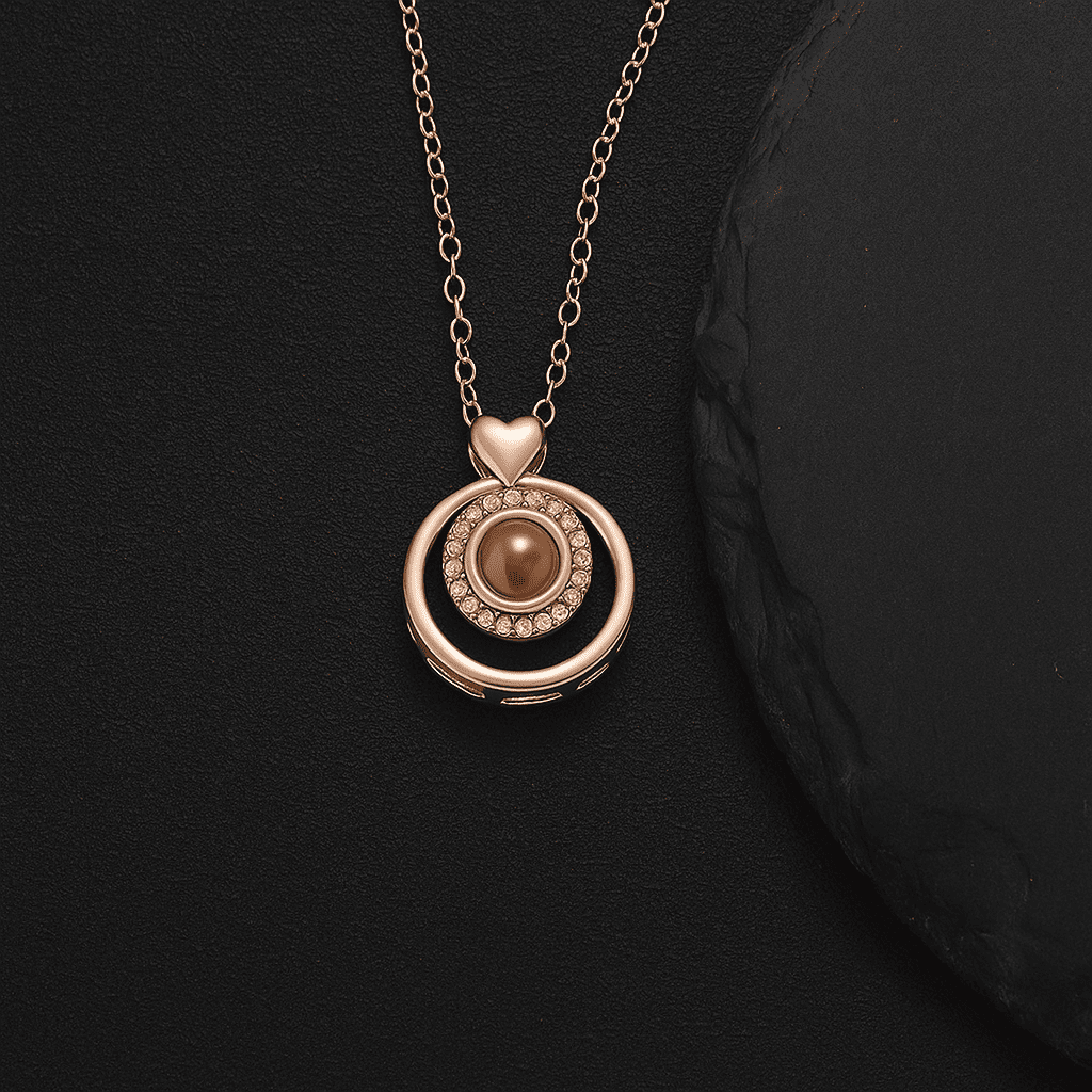 Eternal Heart Projection Necklace - Hidden Forever