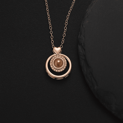 Eternal Heart Projection Necklace - Hidden Forever