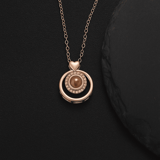 Eternal Heart Projection Necklace - Hidden Forever