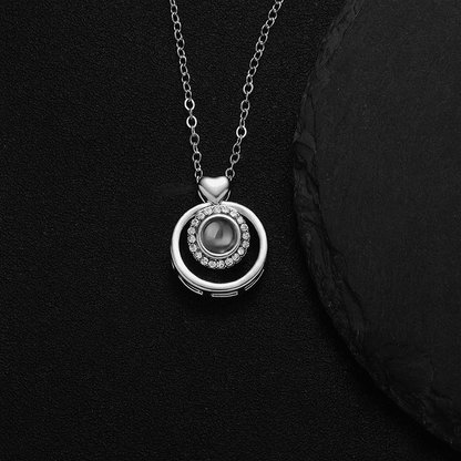Eternal Heart Projection Necklace - Hidden Forever
