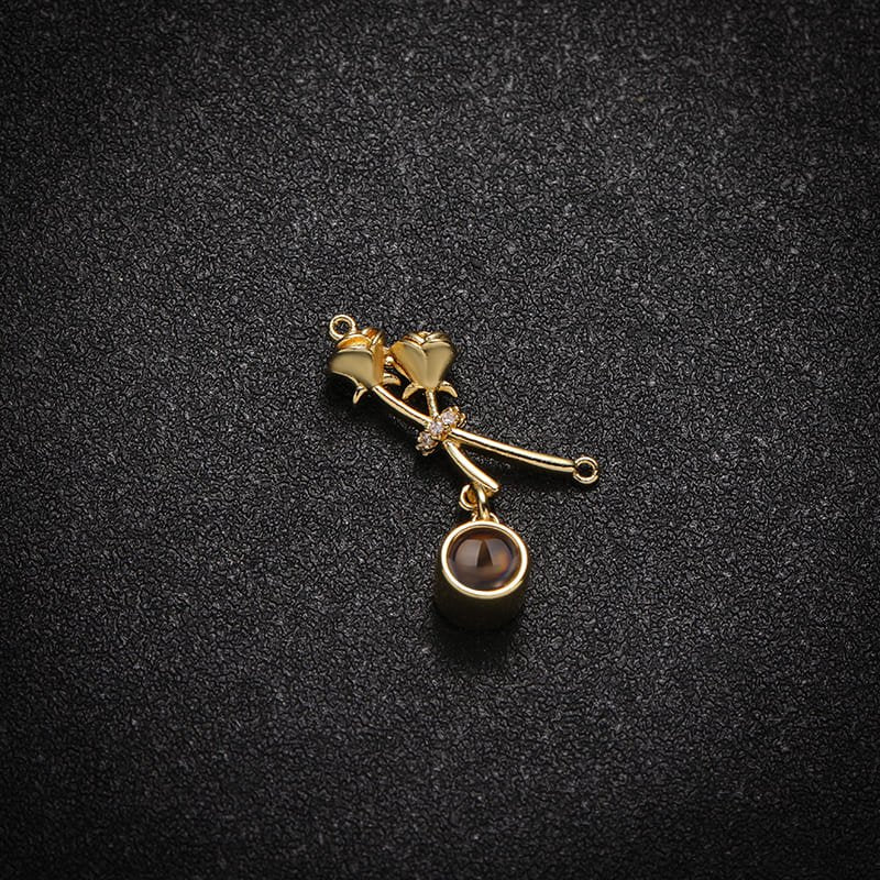 Eternal Rose Projection Necklace - Hidden Forever