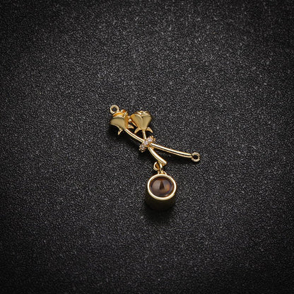 Eternal Rose Projection Necklace - Hidden Forever