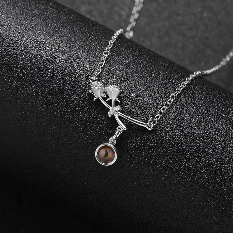 Eternal Rose Projection Necklace - Hidden Forever