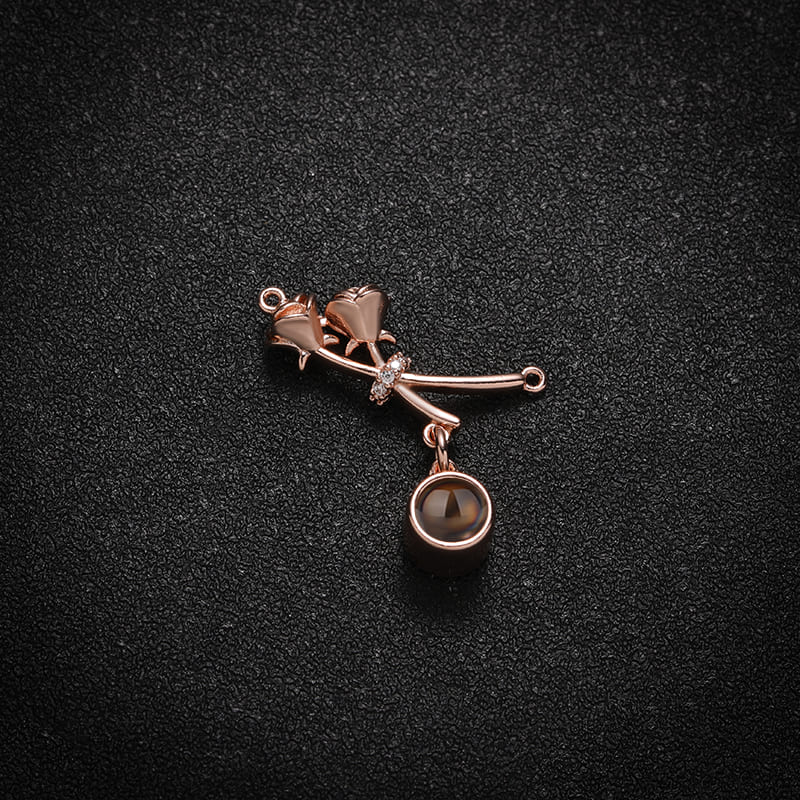 Eternal Rose Projection Necklace - Hidden Forever