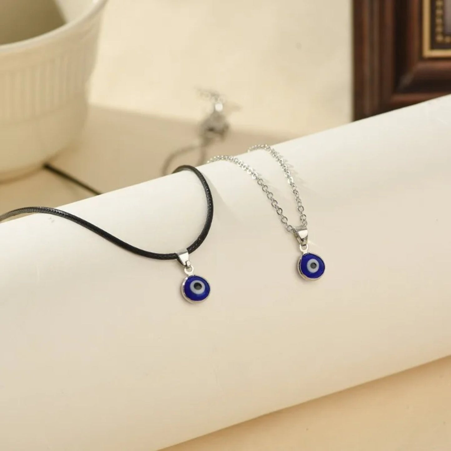 Fashion Blue Turkish Evil Eye Necklace - Hidden Forever