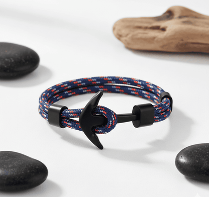 Father & Son Forever Linked Nautical Anchor Bracelet - Hidden Forever