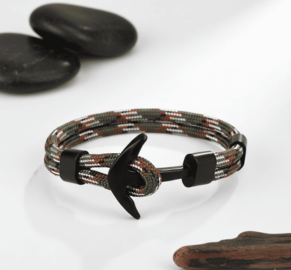 Father & Son Forever Linked Nautical Anchor Bracelet - Hidden Forever