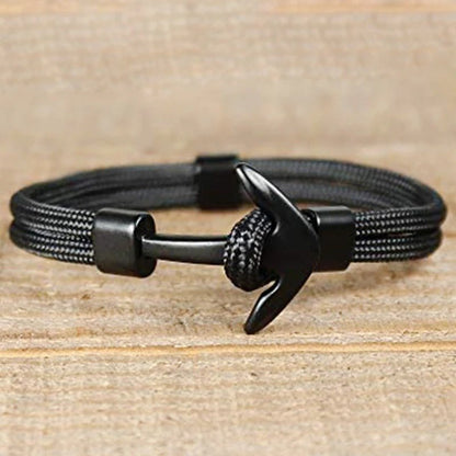 Father & Son Forever Linked Nautical Anchor Bracelet - Hidden Forever