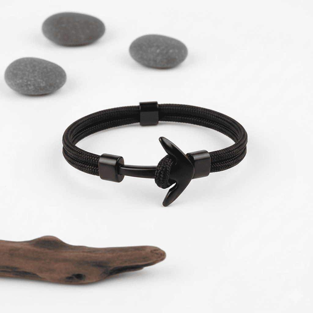 Father & Son Forever Linked Nautical Anchor Bracelet - Hidden Forever