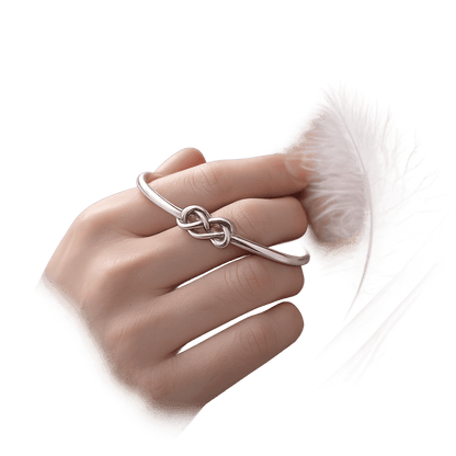 Forever In My Heart Memorial Bond Knot Bracelet - Hidden Forever