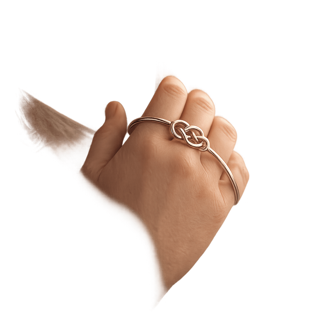 Forever In My Heart Memorial Bond Knot Bracelet - Hidden Forever