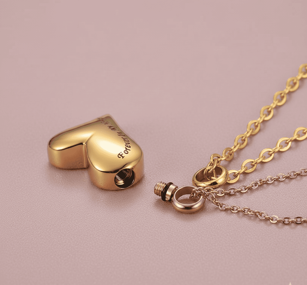 Forever in My Heart Urn Necklace - Hidden Forever