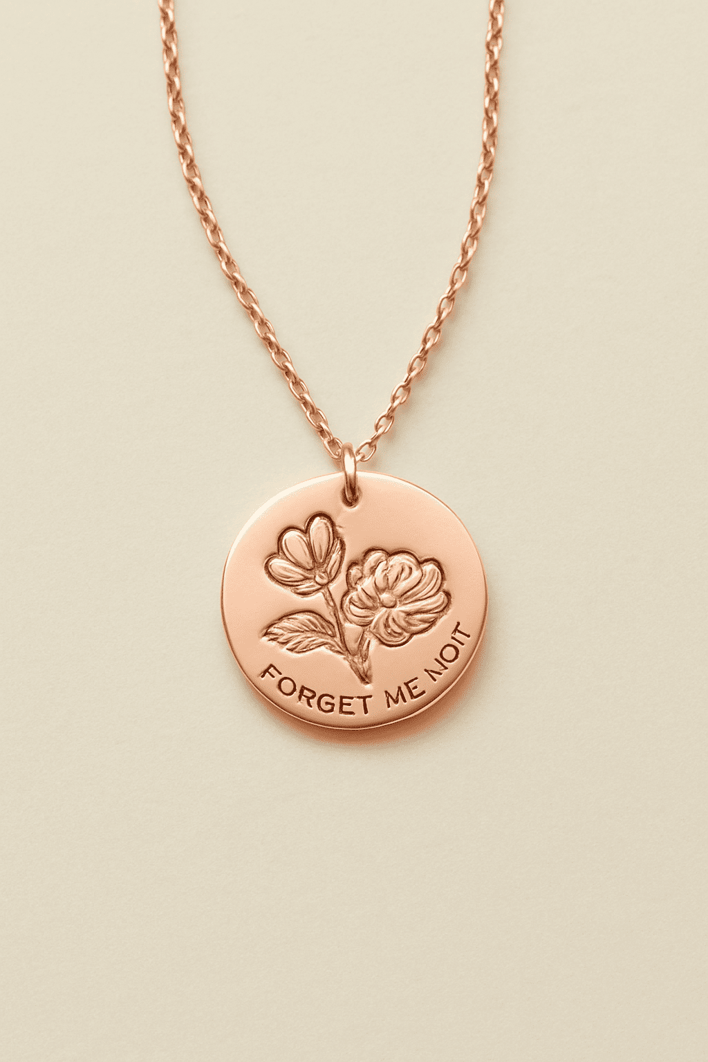 Forget - Me - Not Flower Necklace - Hidden Forever