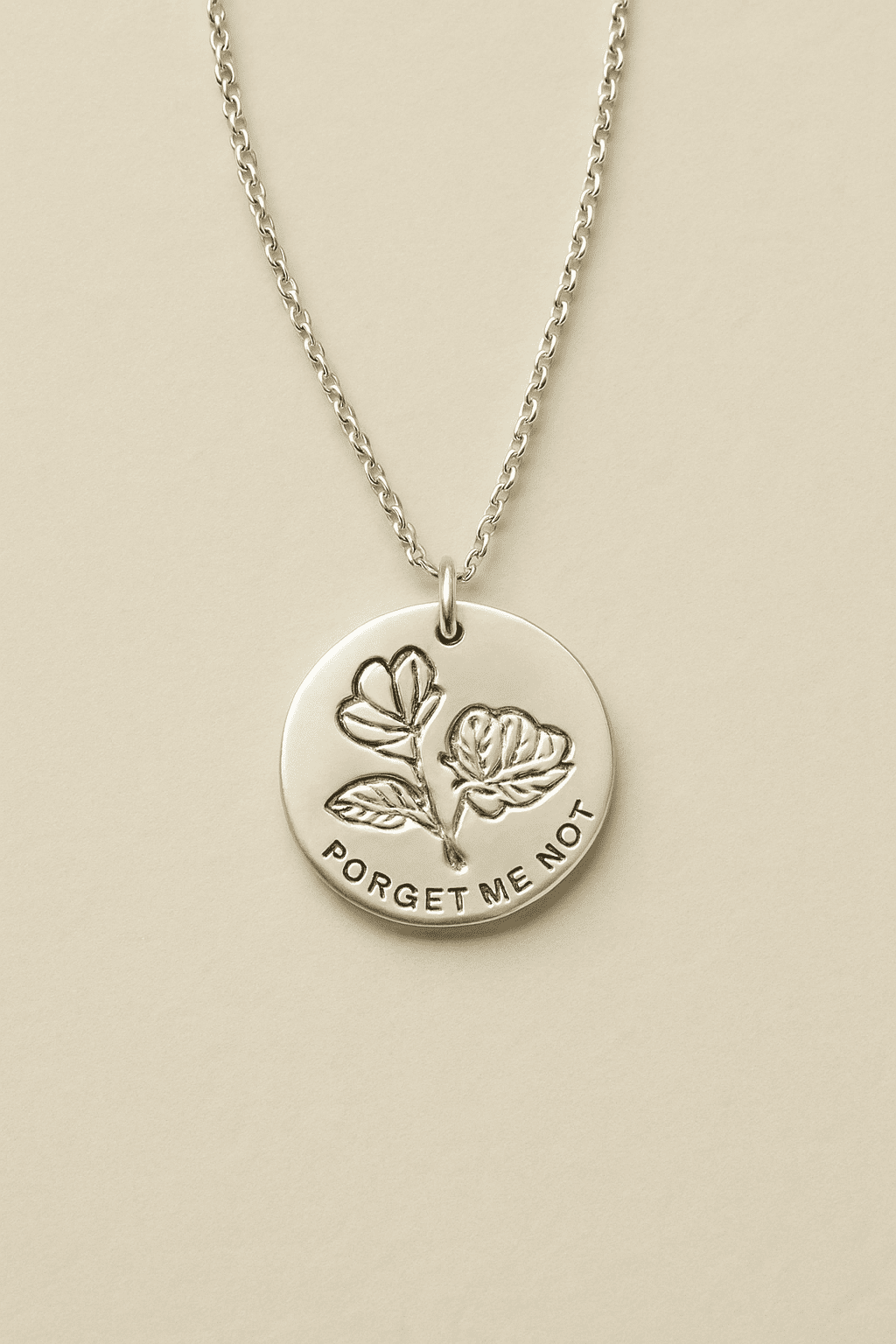 Forget - Me - Not Flower Necklace - Hidden Forever