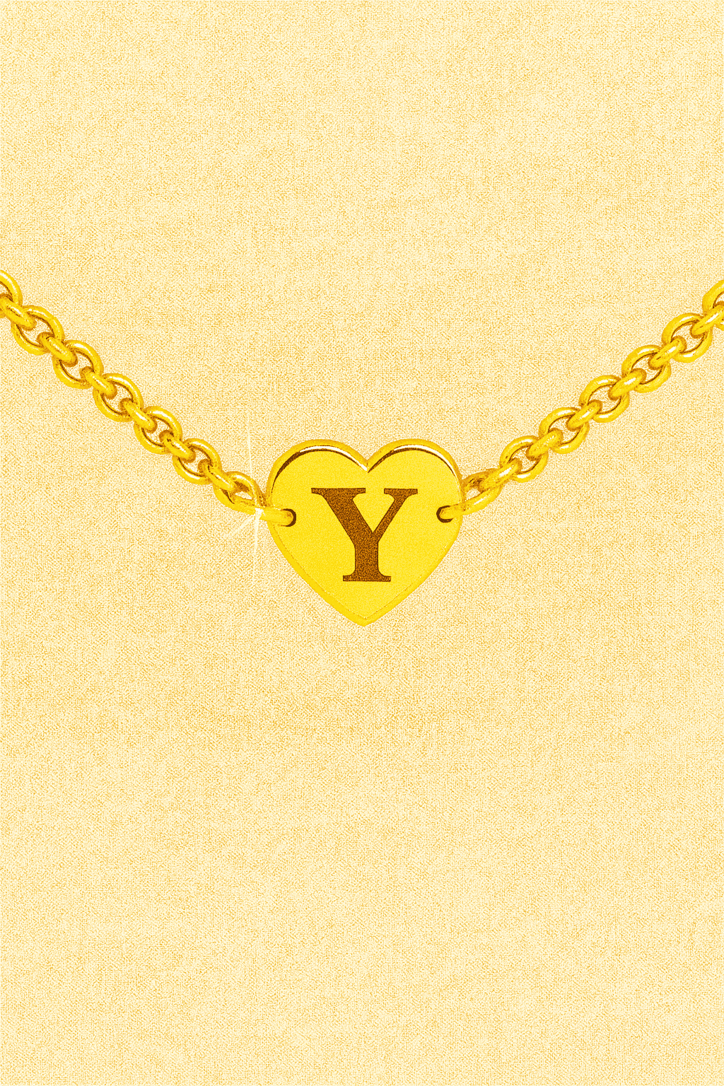 Gold Heart Customise Initial Bracelet - Hidden Forever