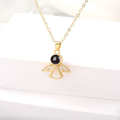 Guardian Angel Hidden Photo Necklace - Hidden Forever