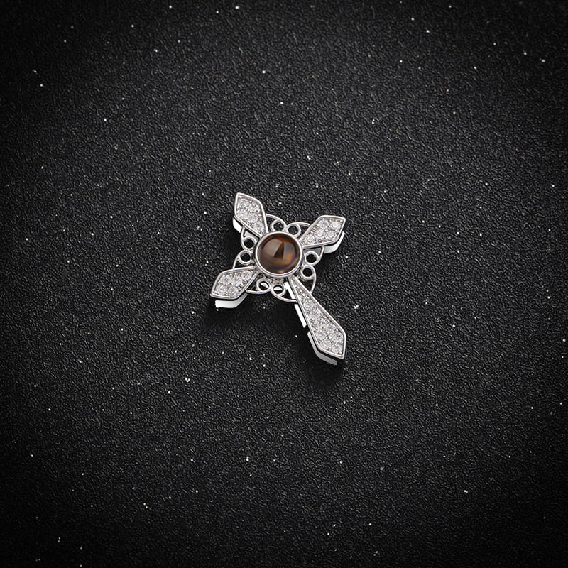Guardian Cross Projection Necklace - Hidden Forever