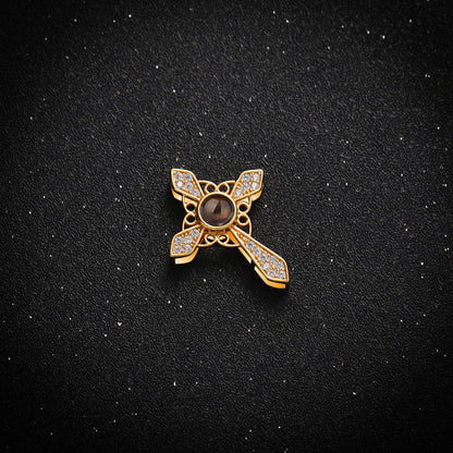 Guardian Cross Projection Necklace - Hidden Forever