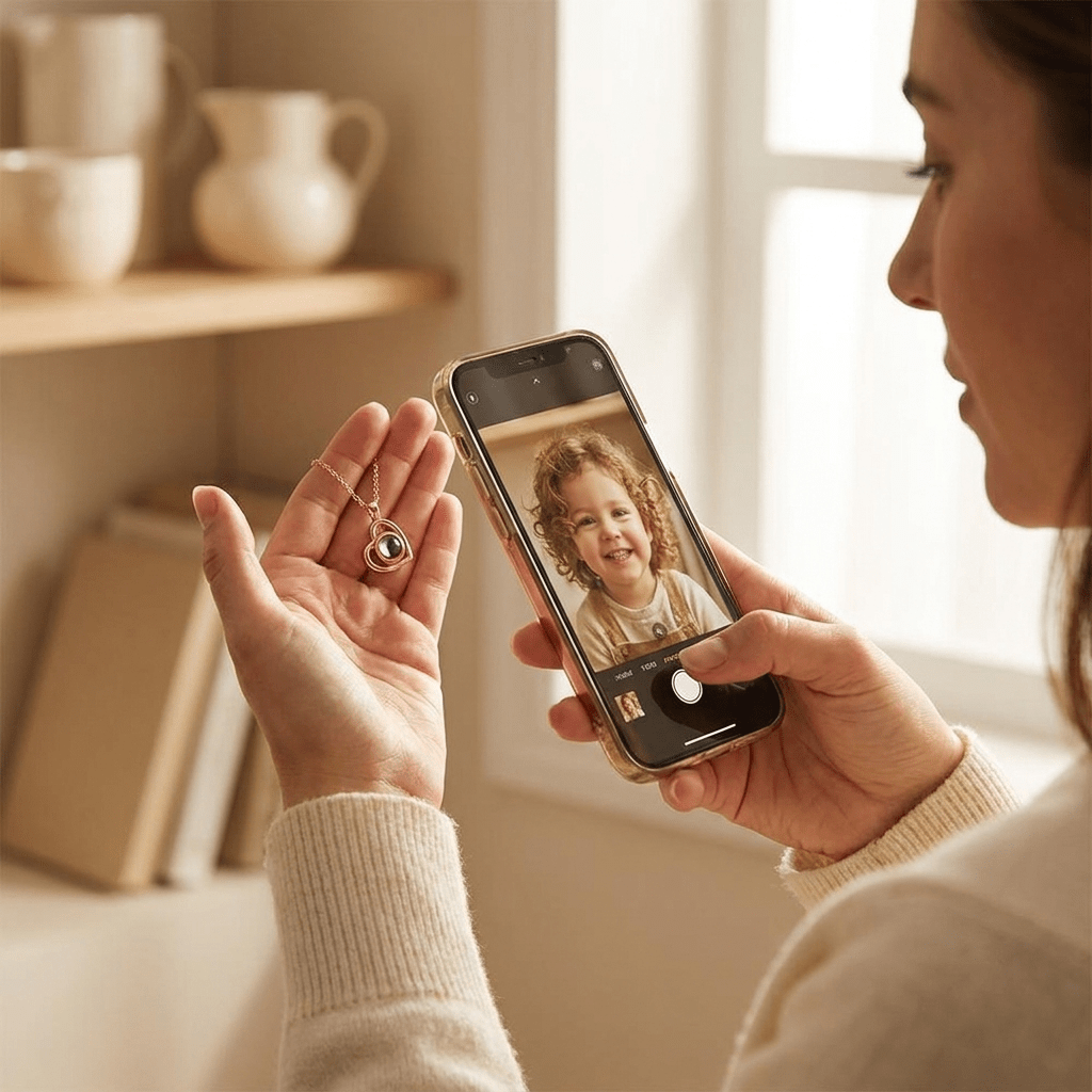 Hidden Photo Necklace | Upload Your Hidden Photo - Hidden Forever