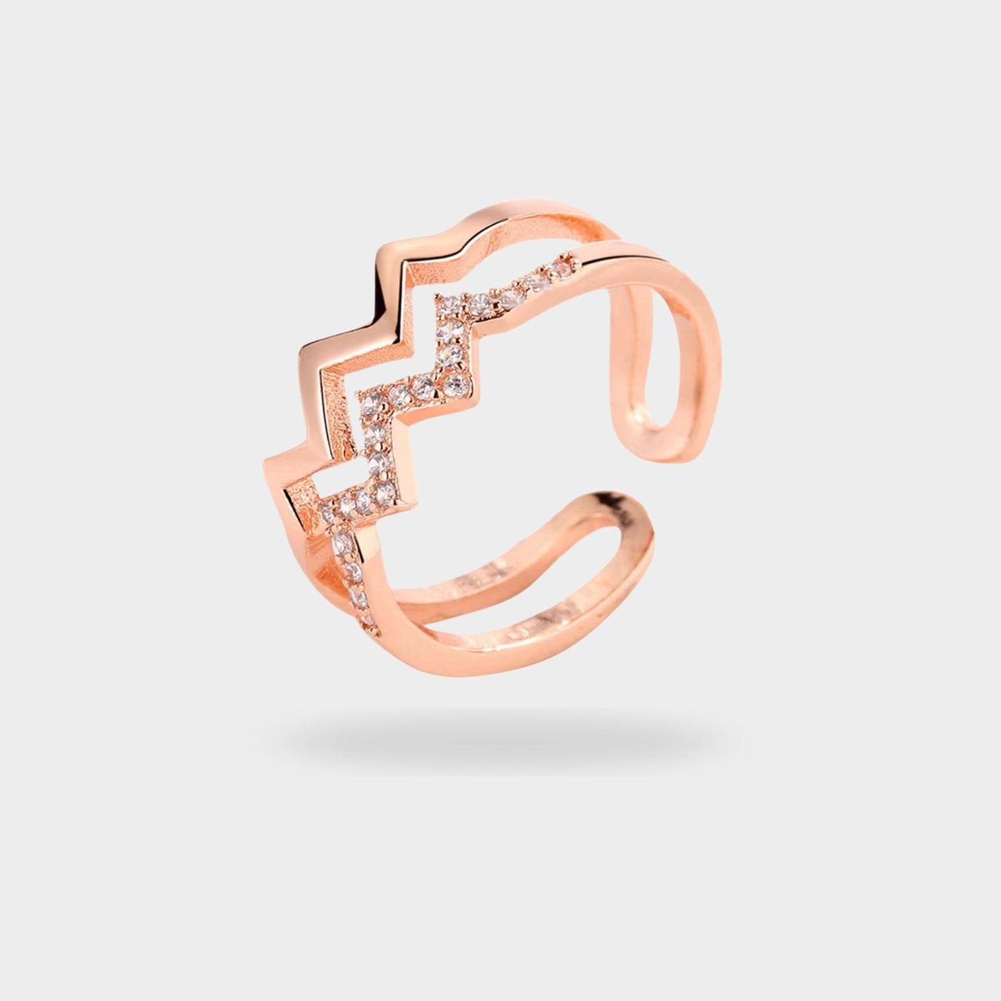 Highs and Lows Double Ring - Hidden Forever