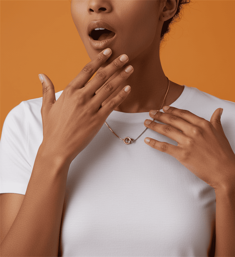 Interlocking Rings Infinity Loop Necklace - Hidden Forever