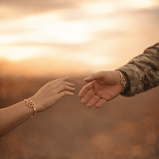 Long Distance Bond Knot Bracelets - Hidden Forever
