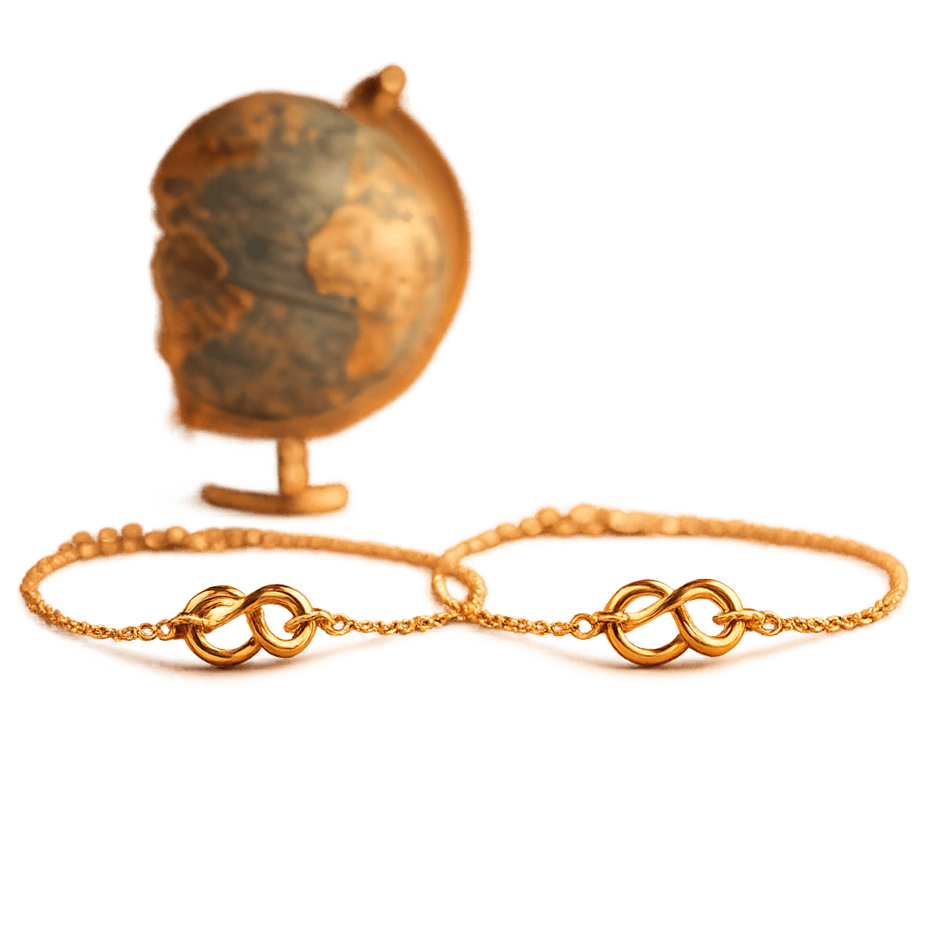 Long Distance Bond Knot Bracelets - Hidden Forever