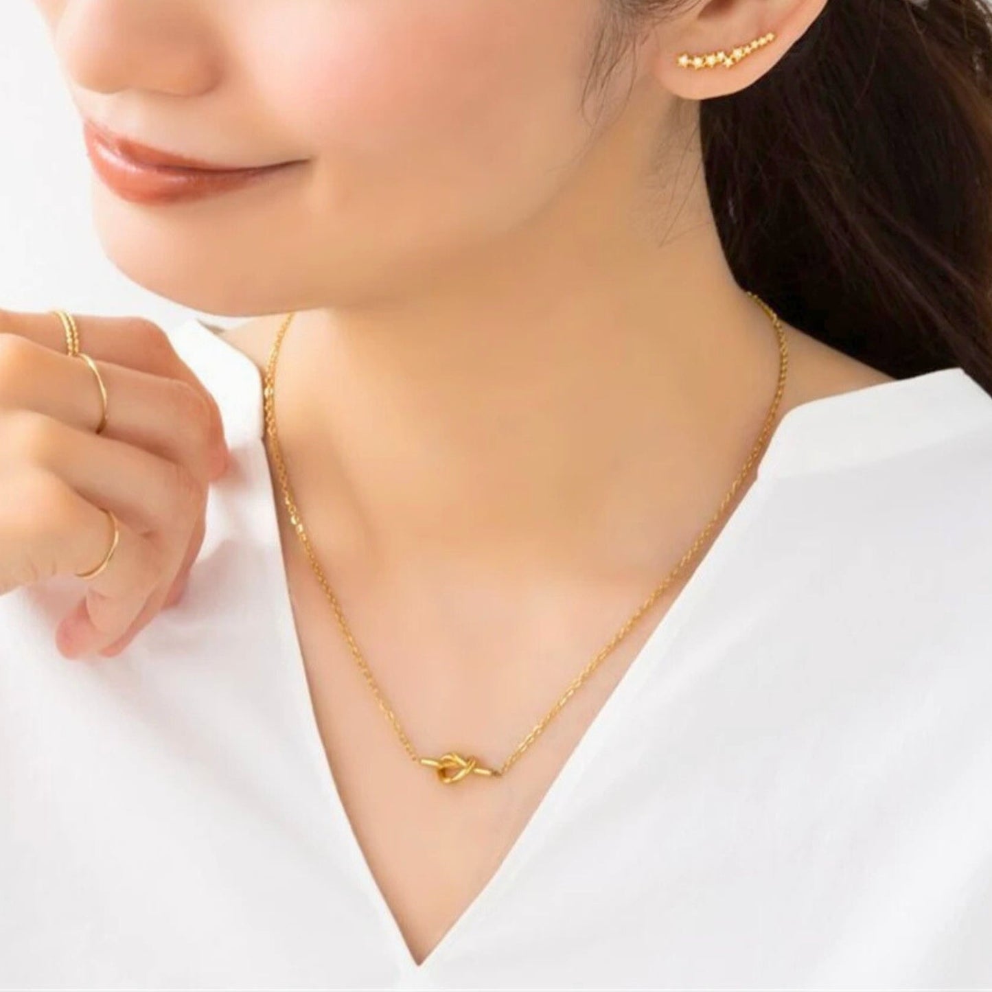 Love Knot Necklace - Hidden Forever