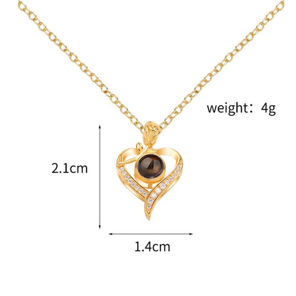 Lover’s Embrace Projection Necklace - Hidden Forever