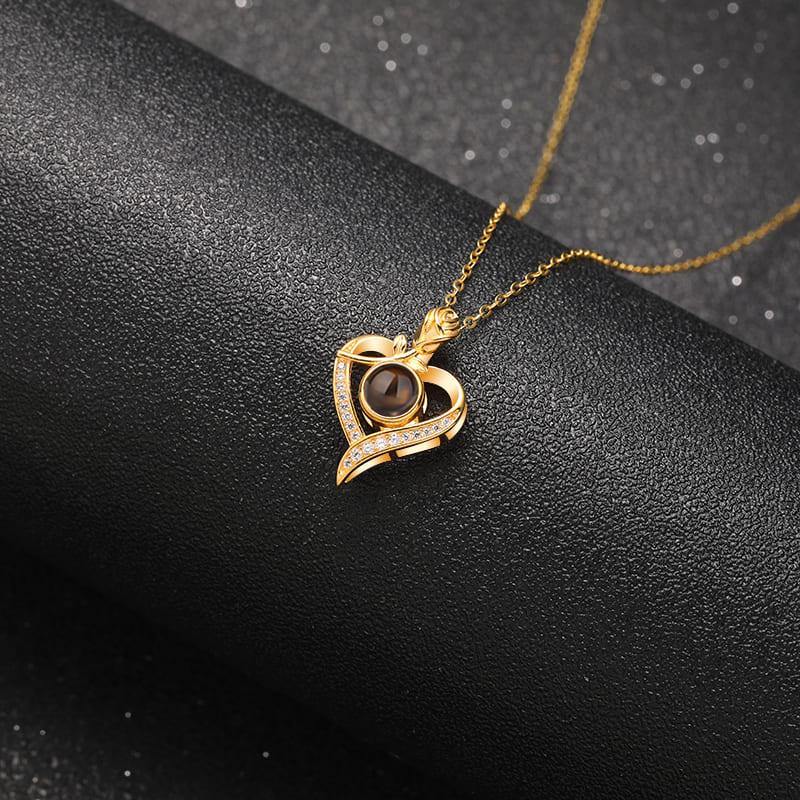 Lover’s Embrace Projection Necklace - Hidden Forever