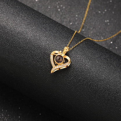 Lover’s Embrace Projection Necklace - Hidden Forever
