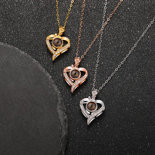 Lover’s Embrace Projection Necklace - Hidden Forever