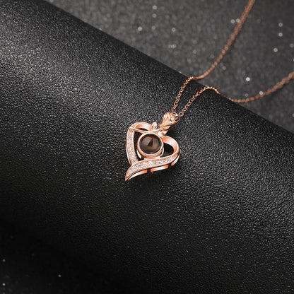 Lover’s Embrace Projection Necklace - Hidden Forever