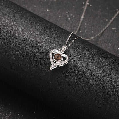 Lover’s Embrace Projection Necklace - Hidden Forever
