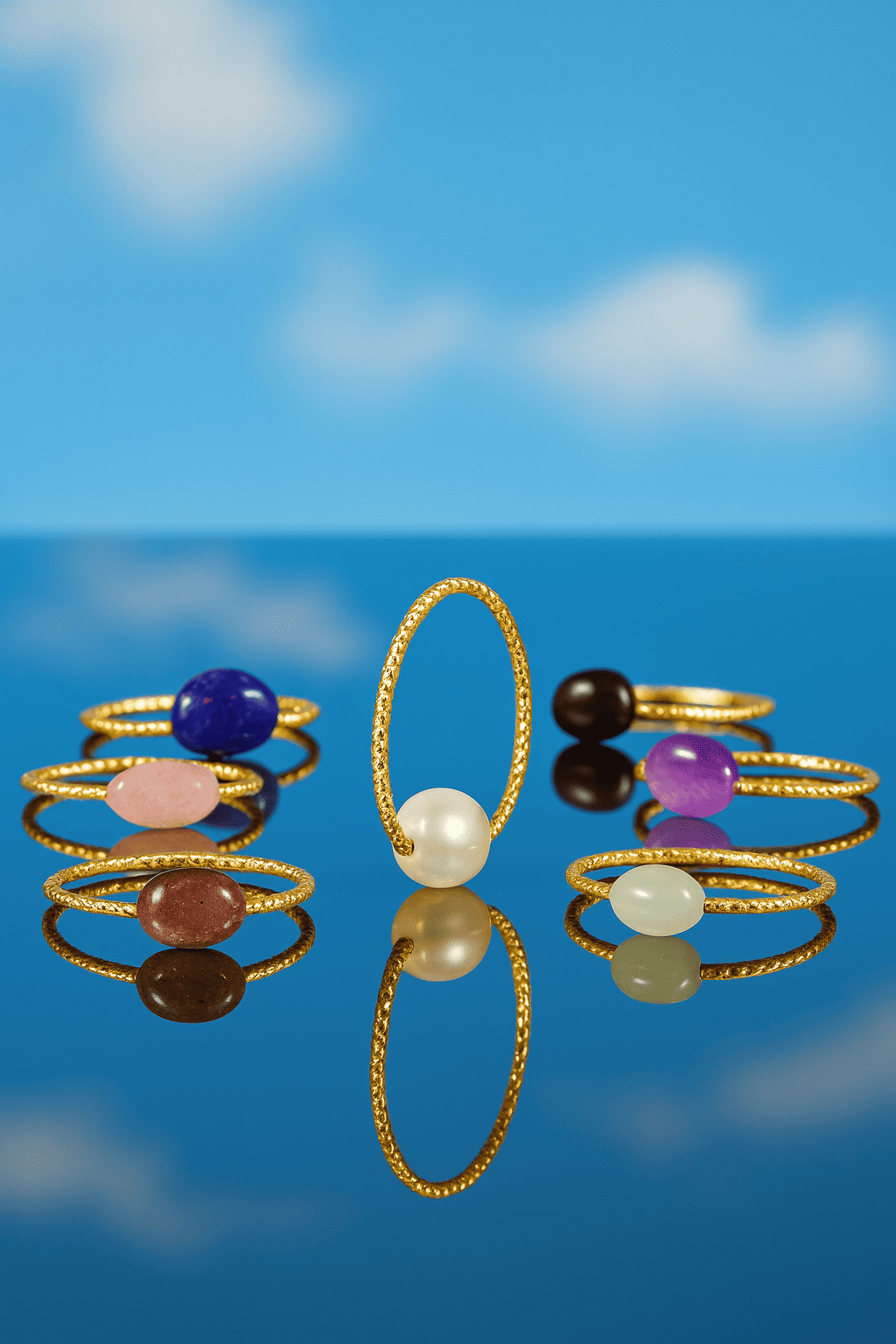 Lucky Charm Gemstone Ring - Hidden Forever