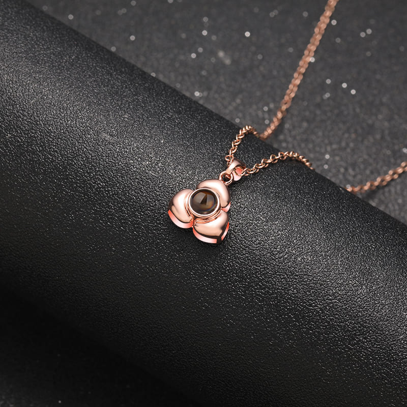Lustre Petal Projection Necklace - Hidden Forever