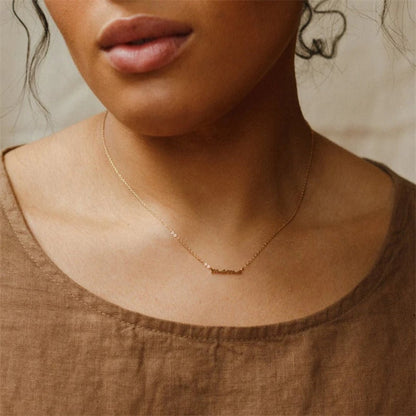 Mama Minimalist Necklace - Hidden Forever