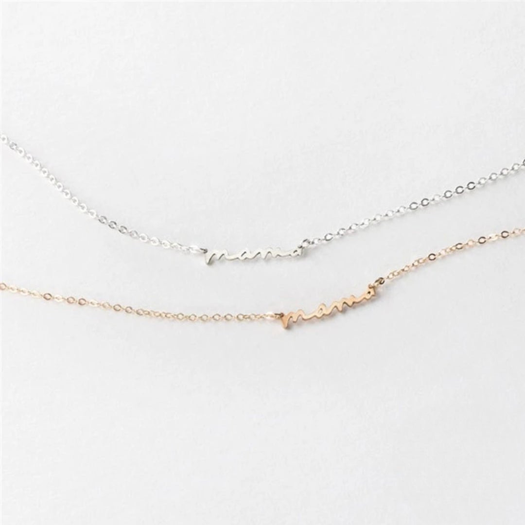 Mama Minimalist Necklace - Hidden Forever
