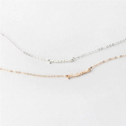Mama Minimalist Necklace - Hidden Forever