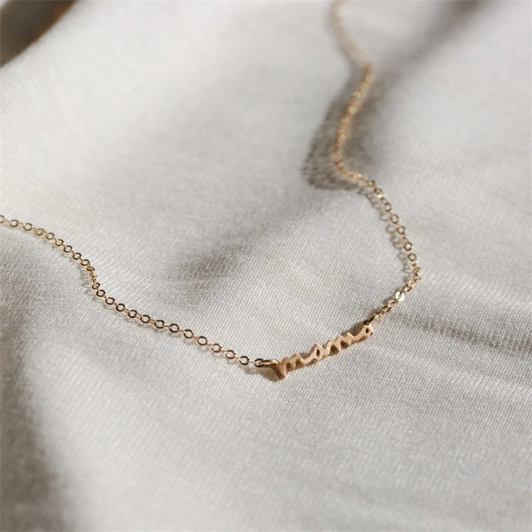 Mama Minimalist Necklace - Hidden Forever