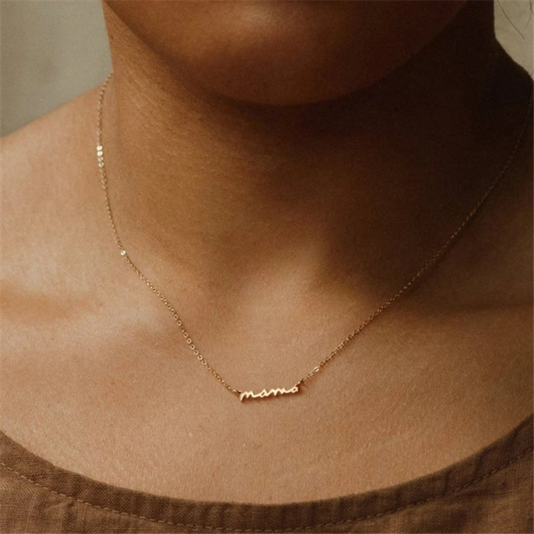 Mama Minimalist Necklace - Hidden Forever