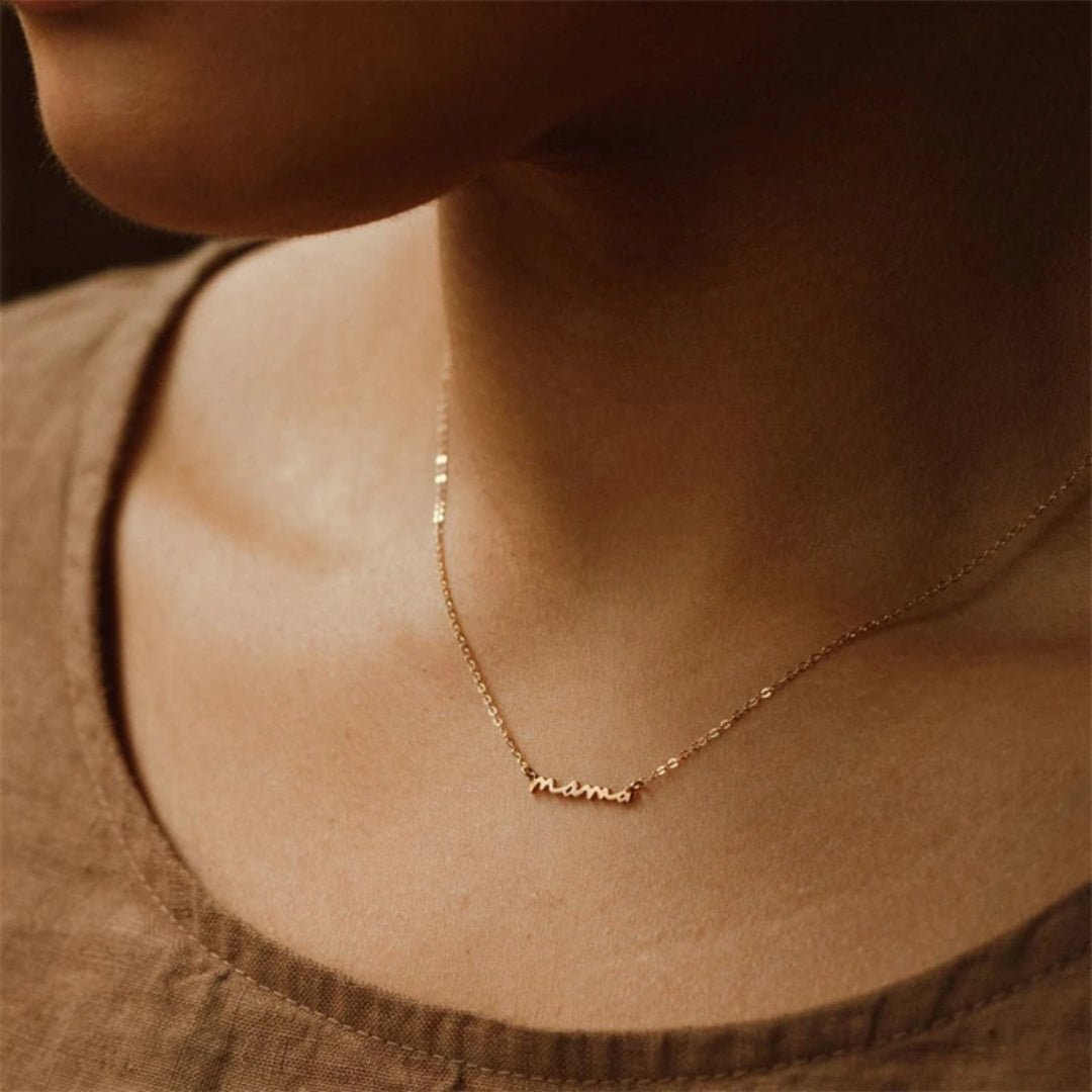 Mama Minimalist Necklace - Hidden Forever