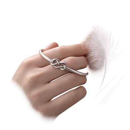 Forever In My Heart Memorial Bond Knot Bracelet