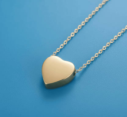 Memorial Ashes Heart Pendant - Hidden Forever