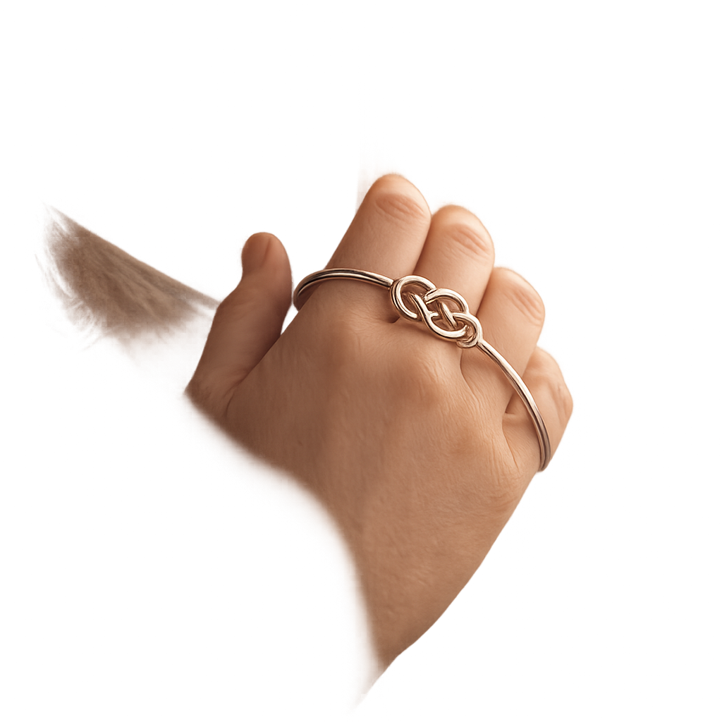 Forever In My Heart Memorial Bond Knot Bracelet