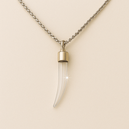 Memorial Vial/Urn Pendant Necklace - Hidden Forever