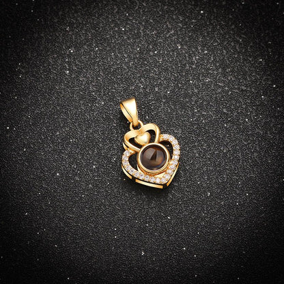 Memory Heart Projection Necklace - Hidden Forever