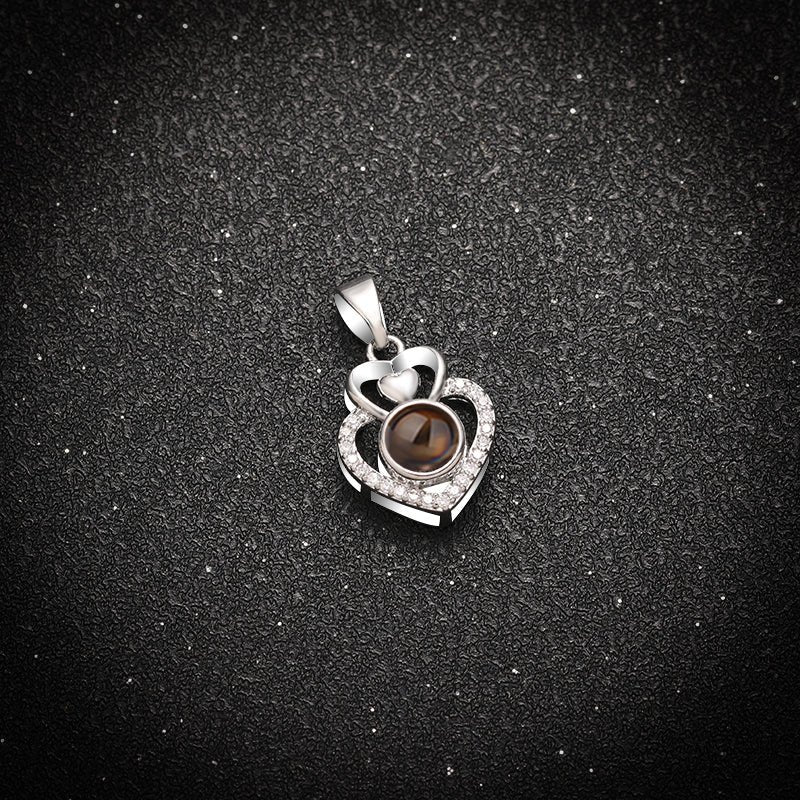 Memory Heart Projection Necklace - Hidden Forever